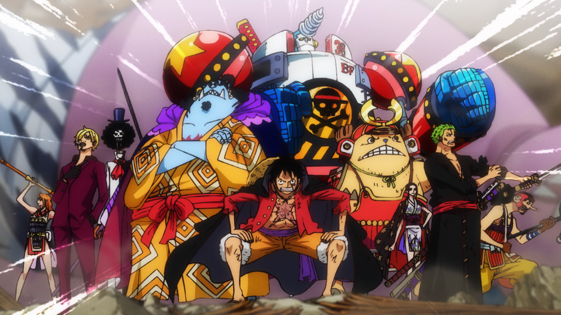 圧倒的戦力！麦わらの一味集結