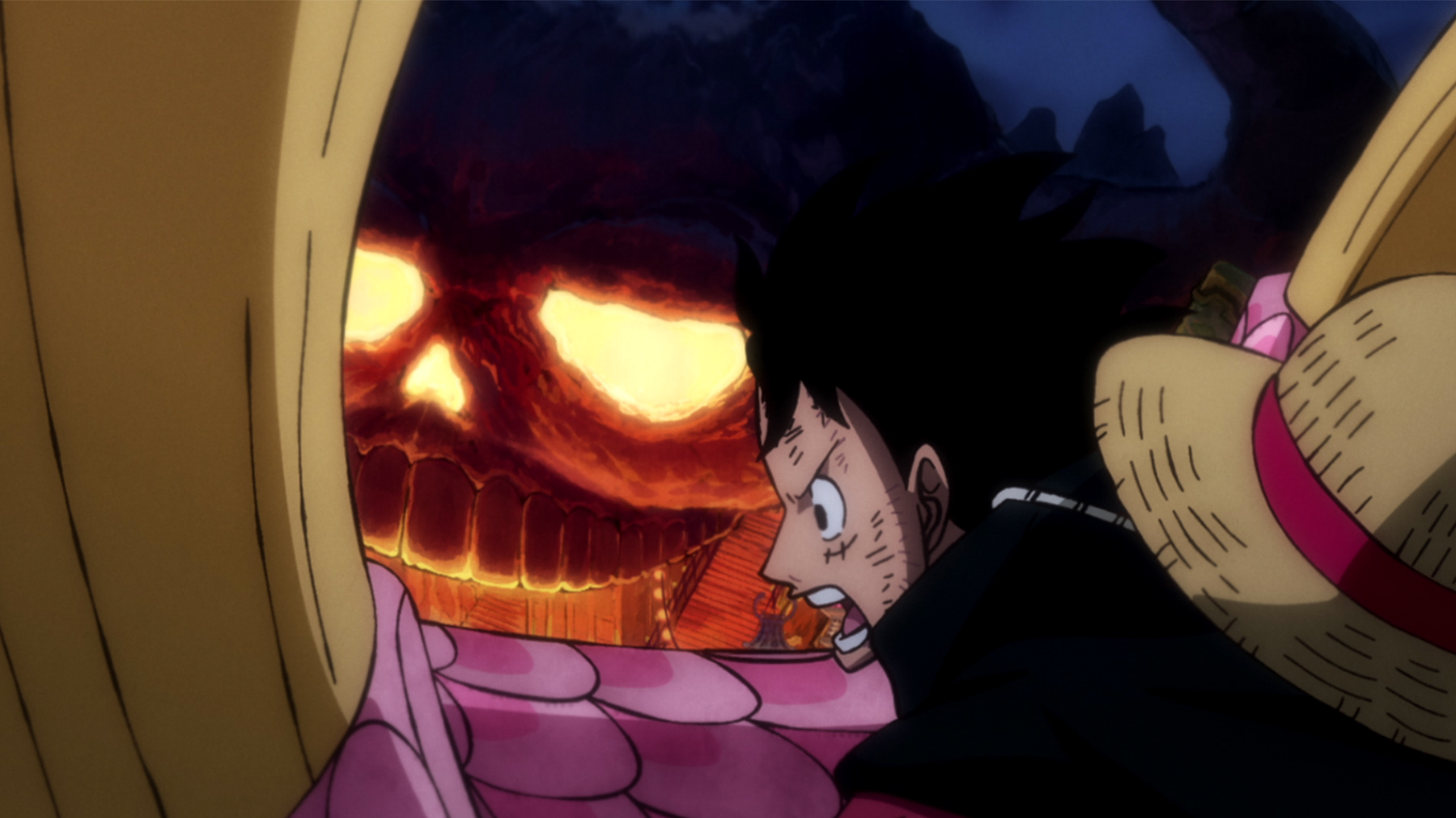 ルフィ飛翔！百獣へのリベンジ