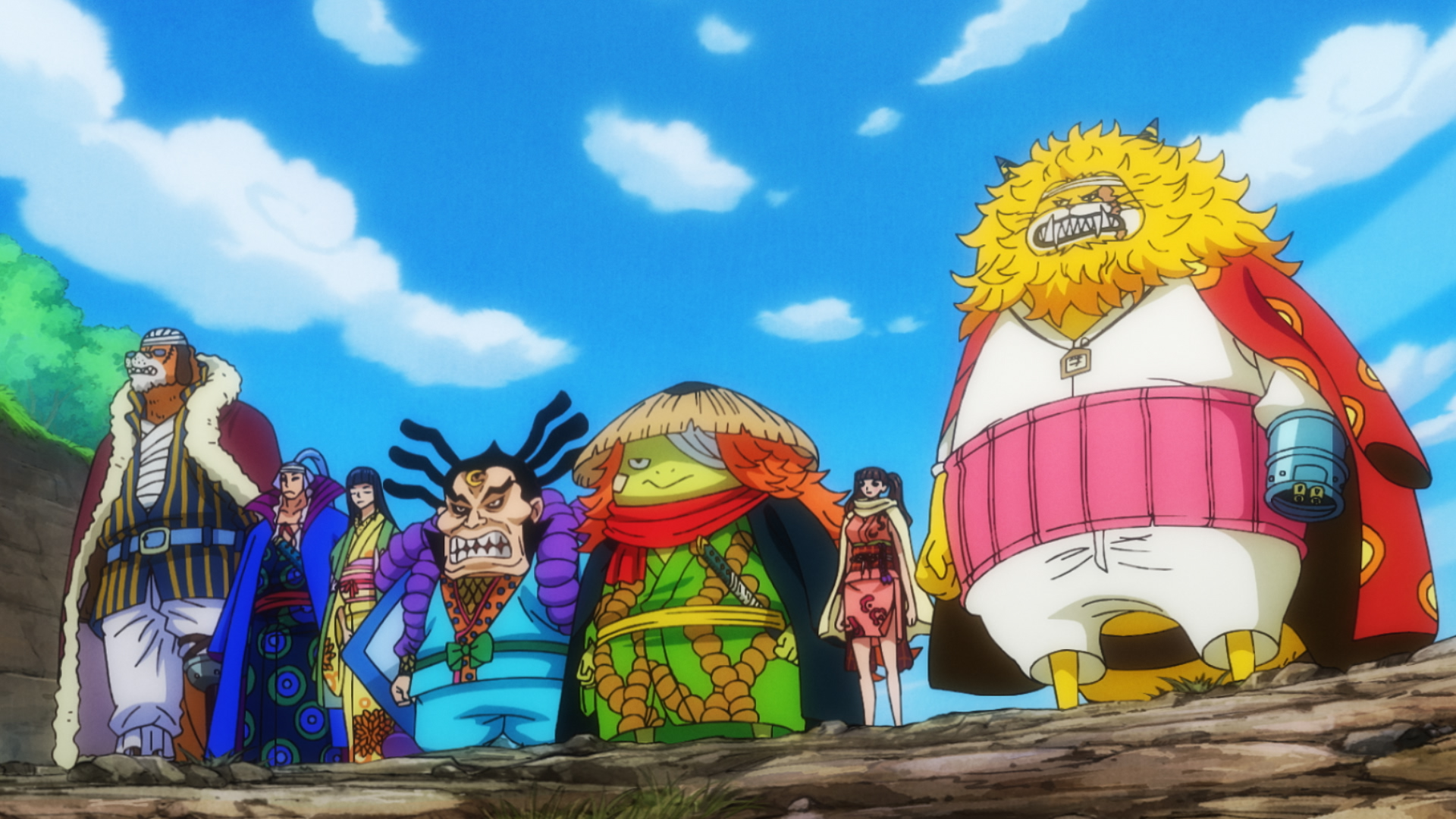 旅立ちの時　ワノ国と麦わらの一味