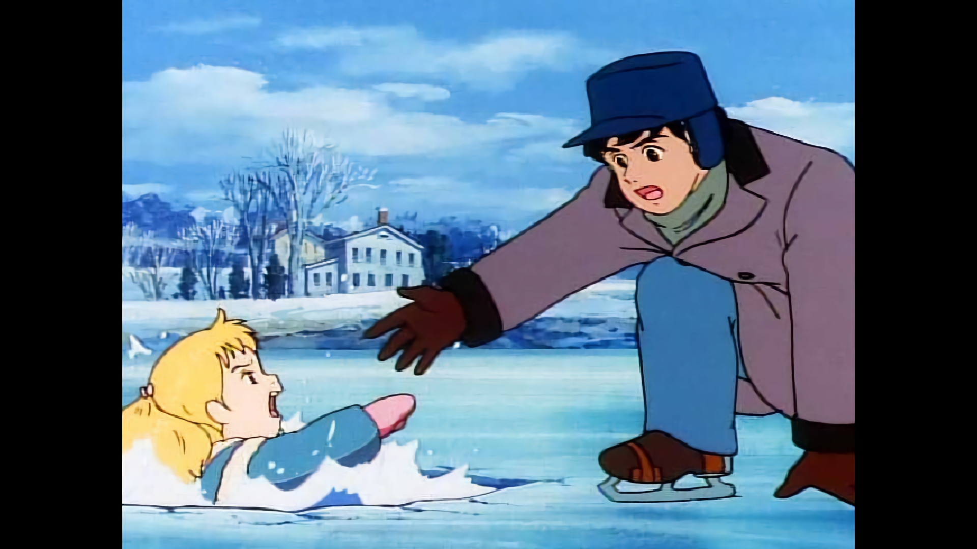 死なないで！エイミーが川に落ちた！