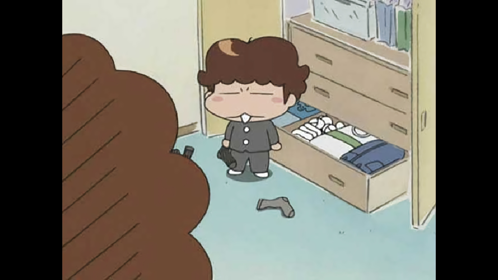 母、目がかすむ？