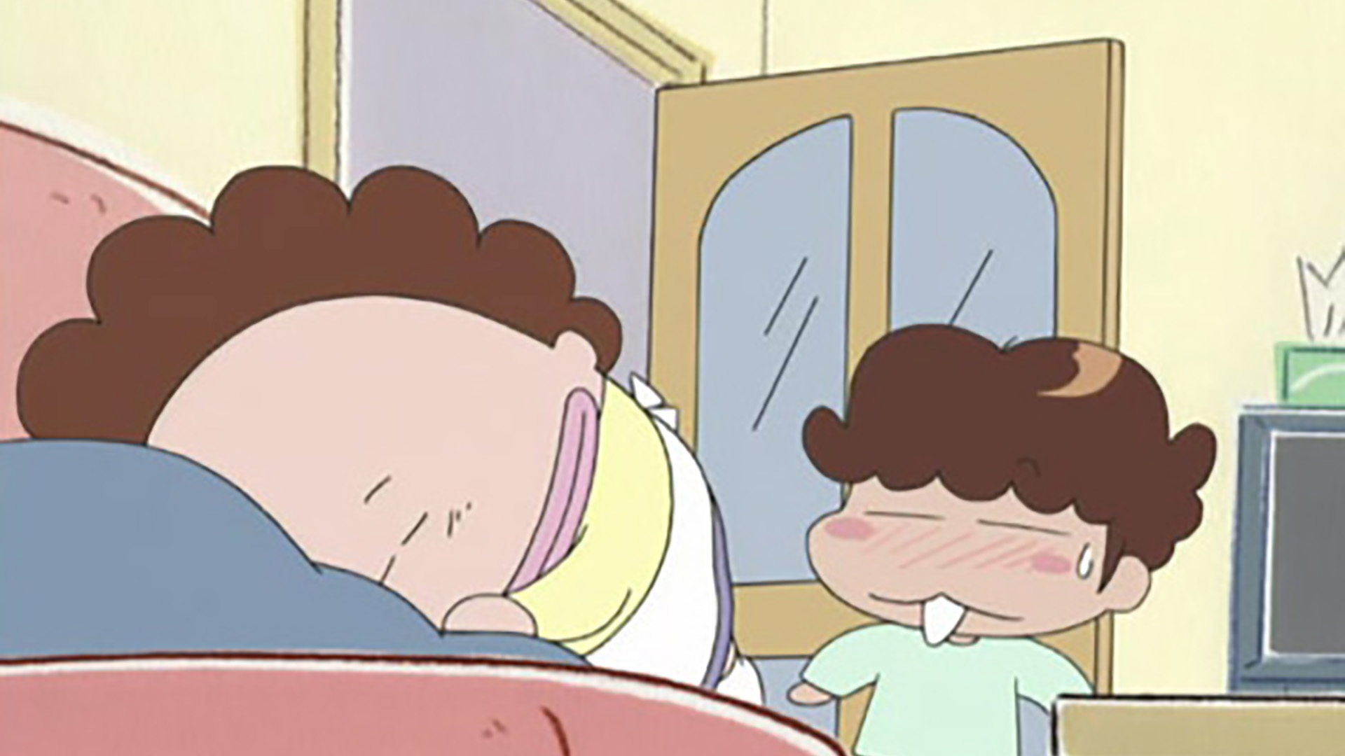 母、お昼寝のジャマっ