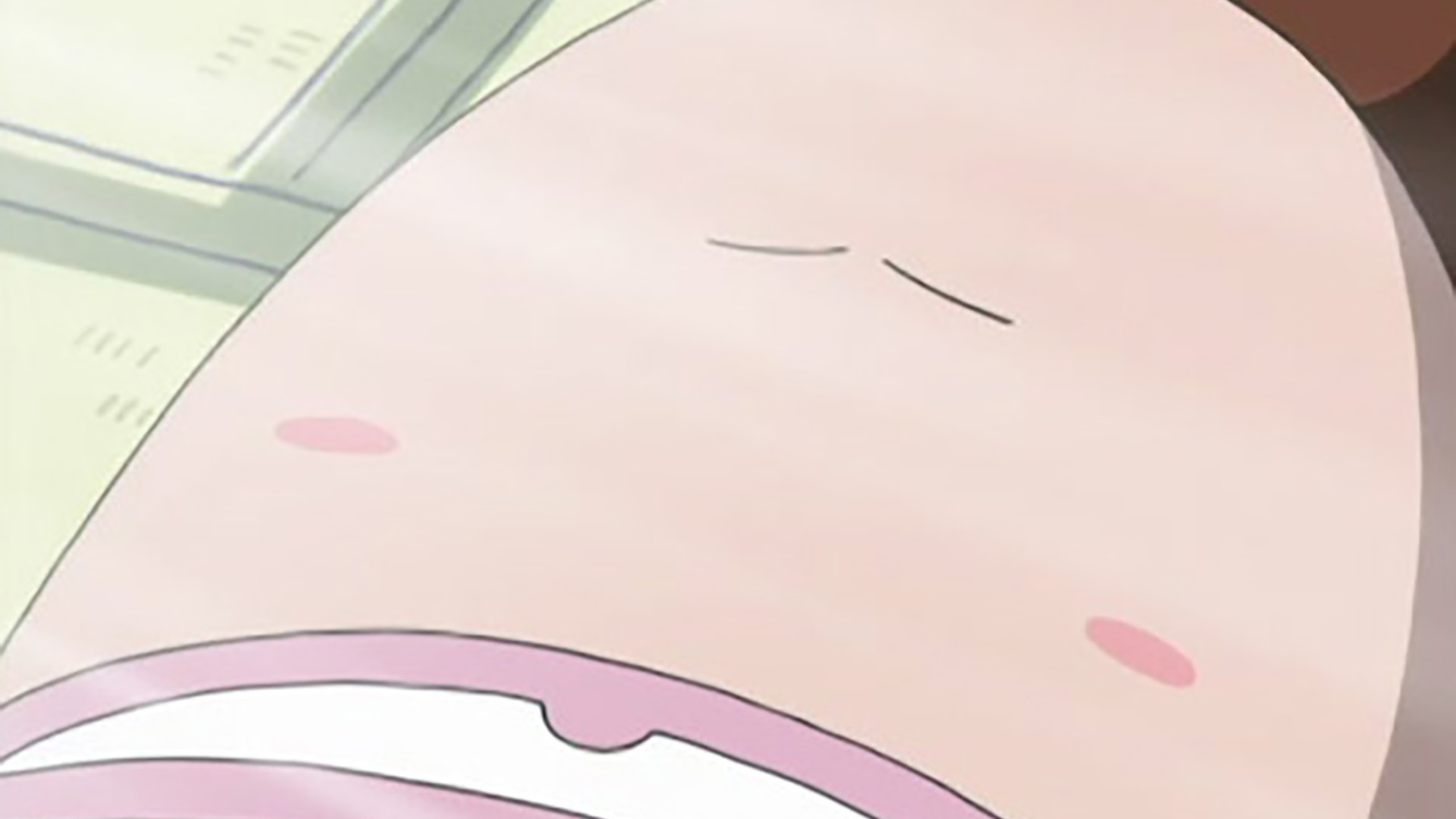 寝顔、スヤスヤ・・・