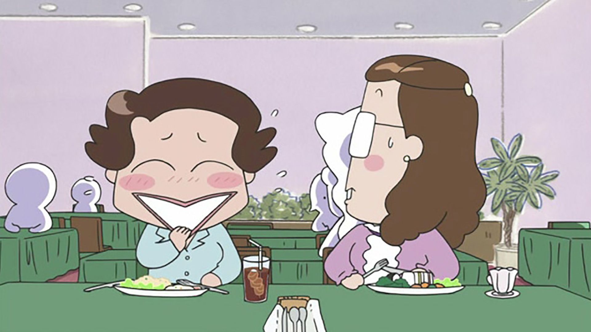 母、ランチビュッフェ