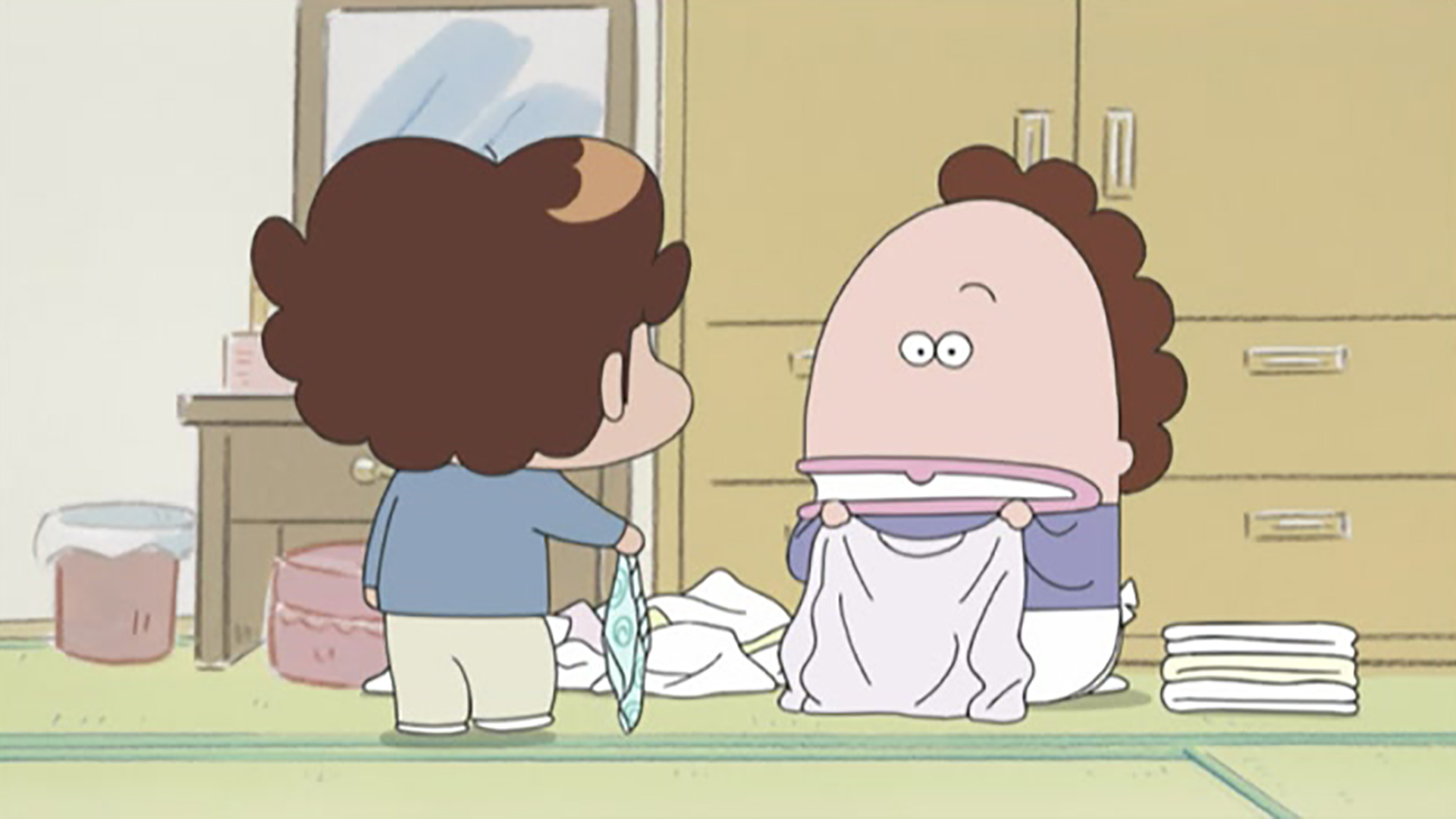 母、へそくりっ