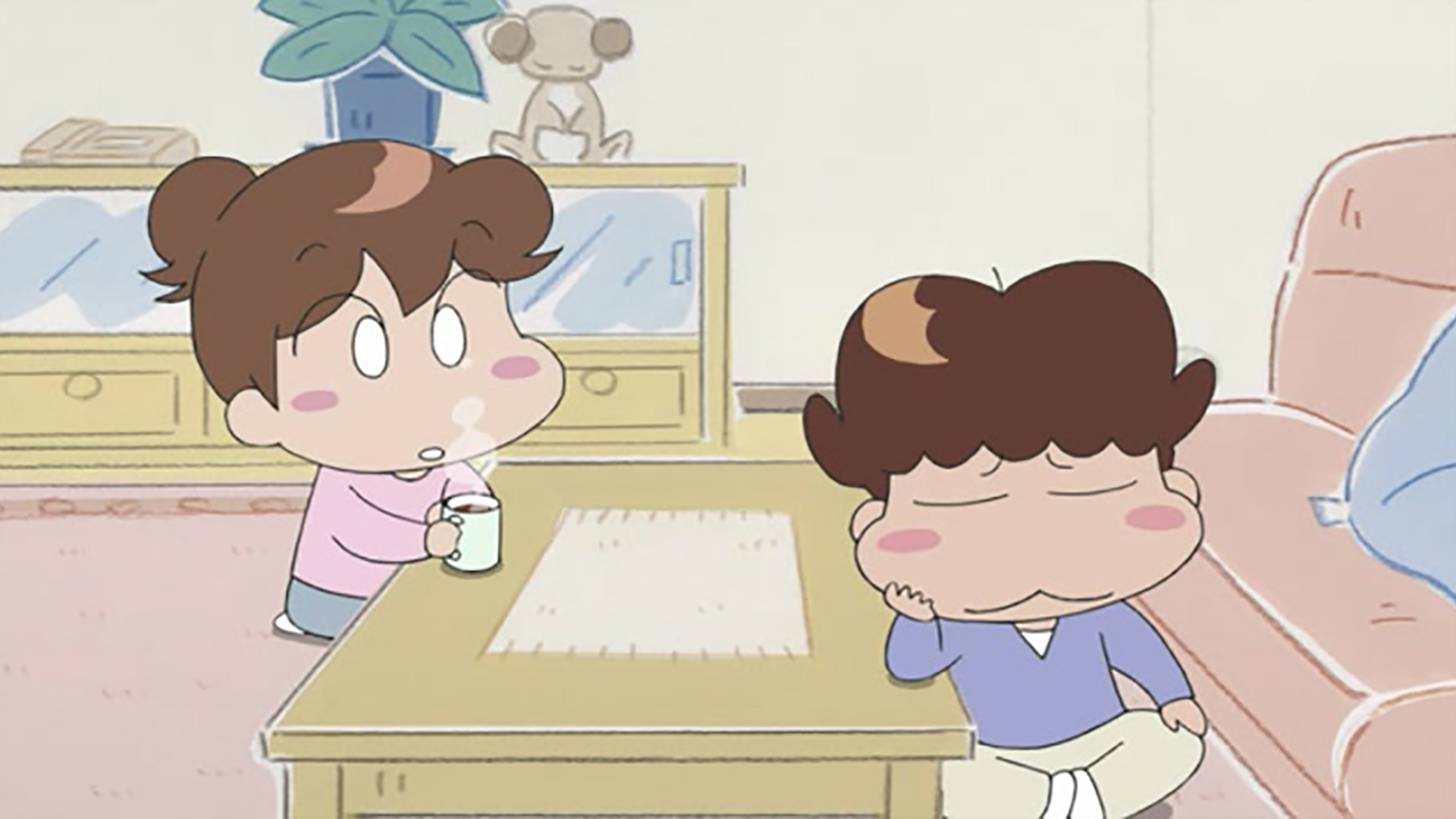 母、ワンツーブロックっ