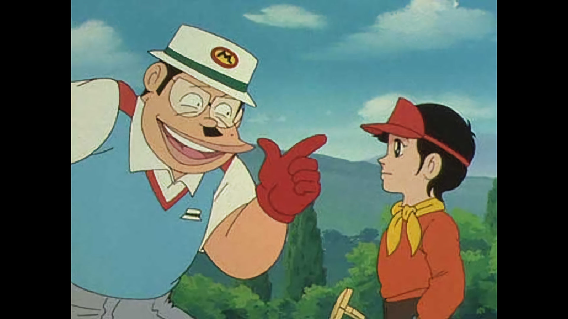 謎の子連れゴルファー