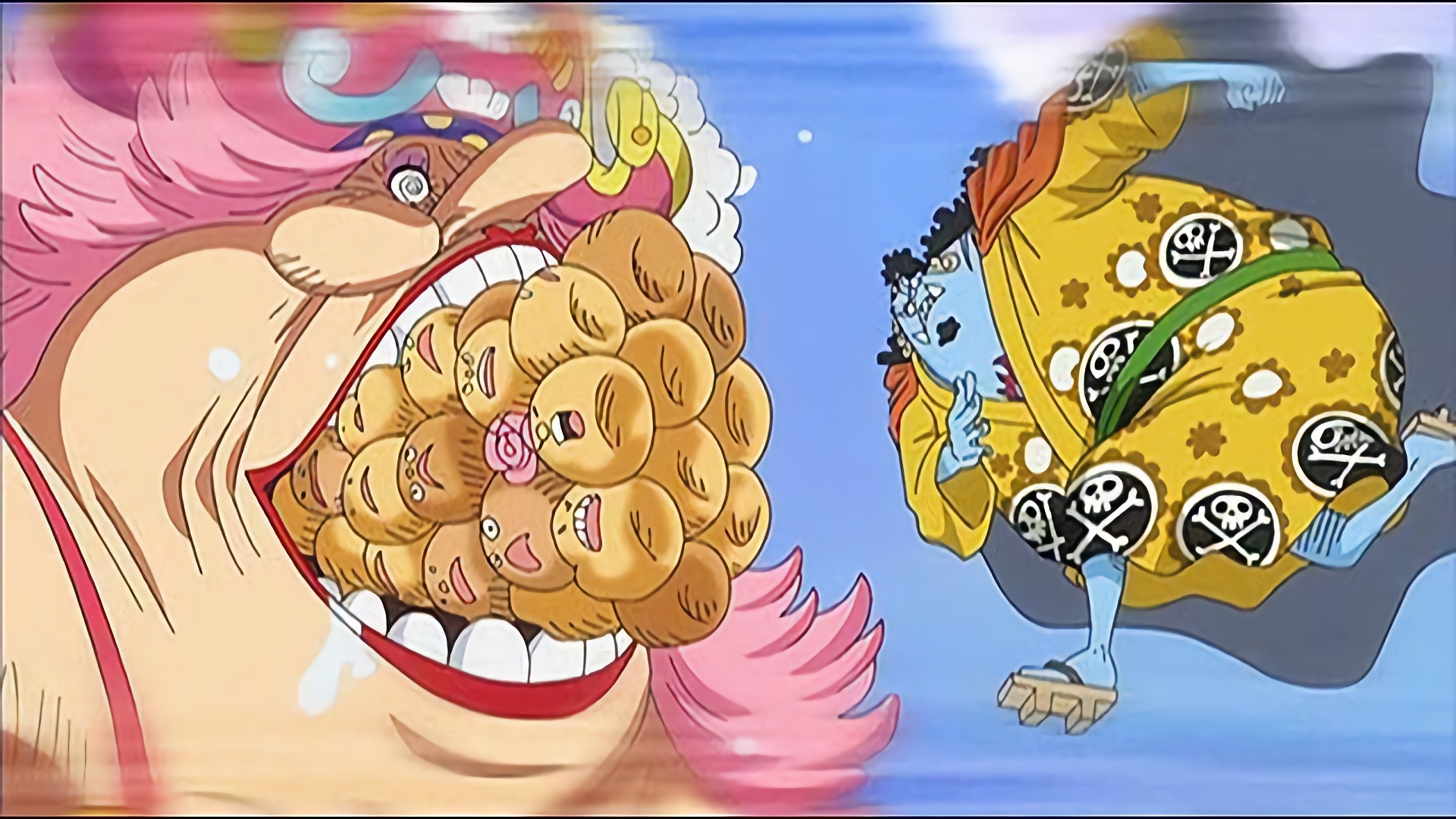 首都崩壊！？ビッグ・マムとジンベエ