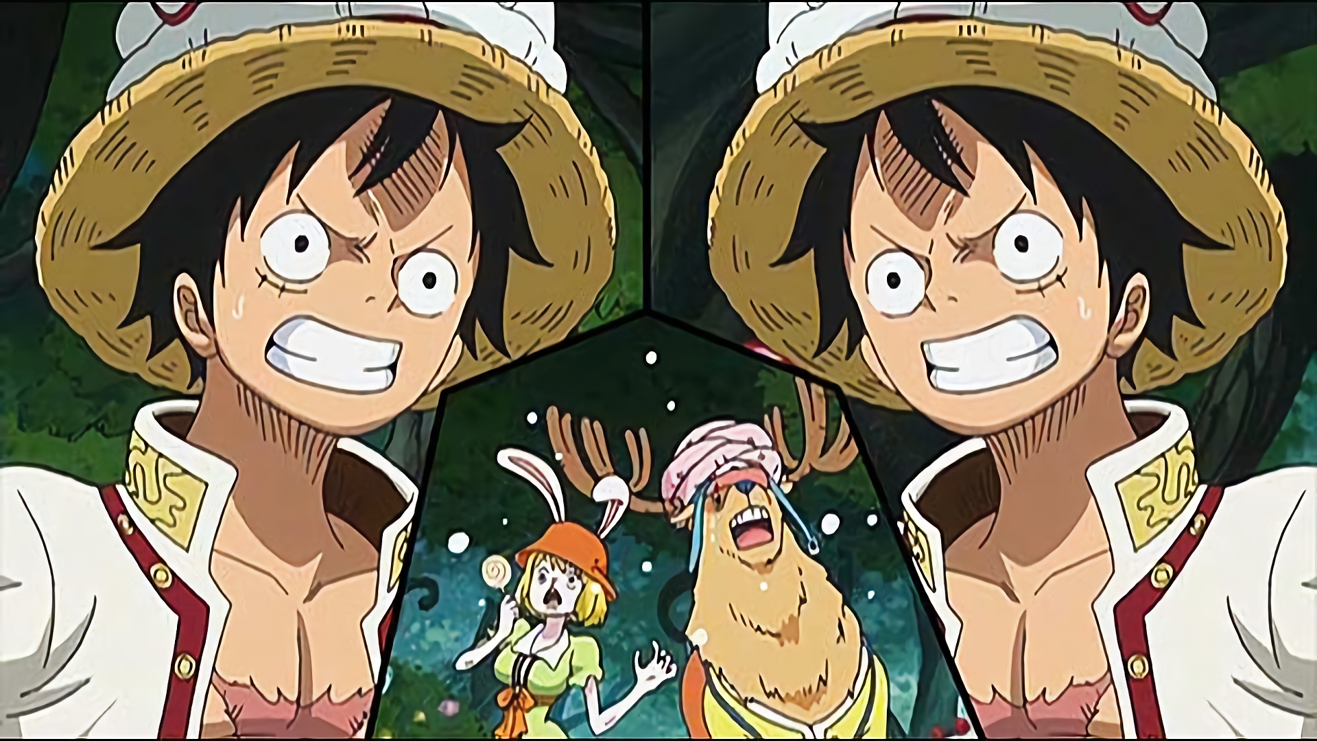 お菓子な森 ルフィVSルフィ！？