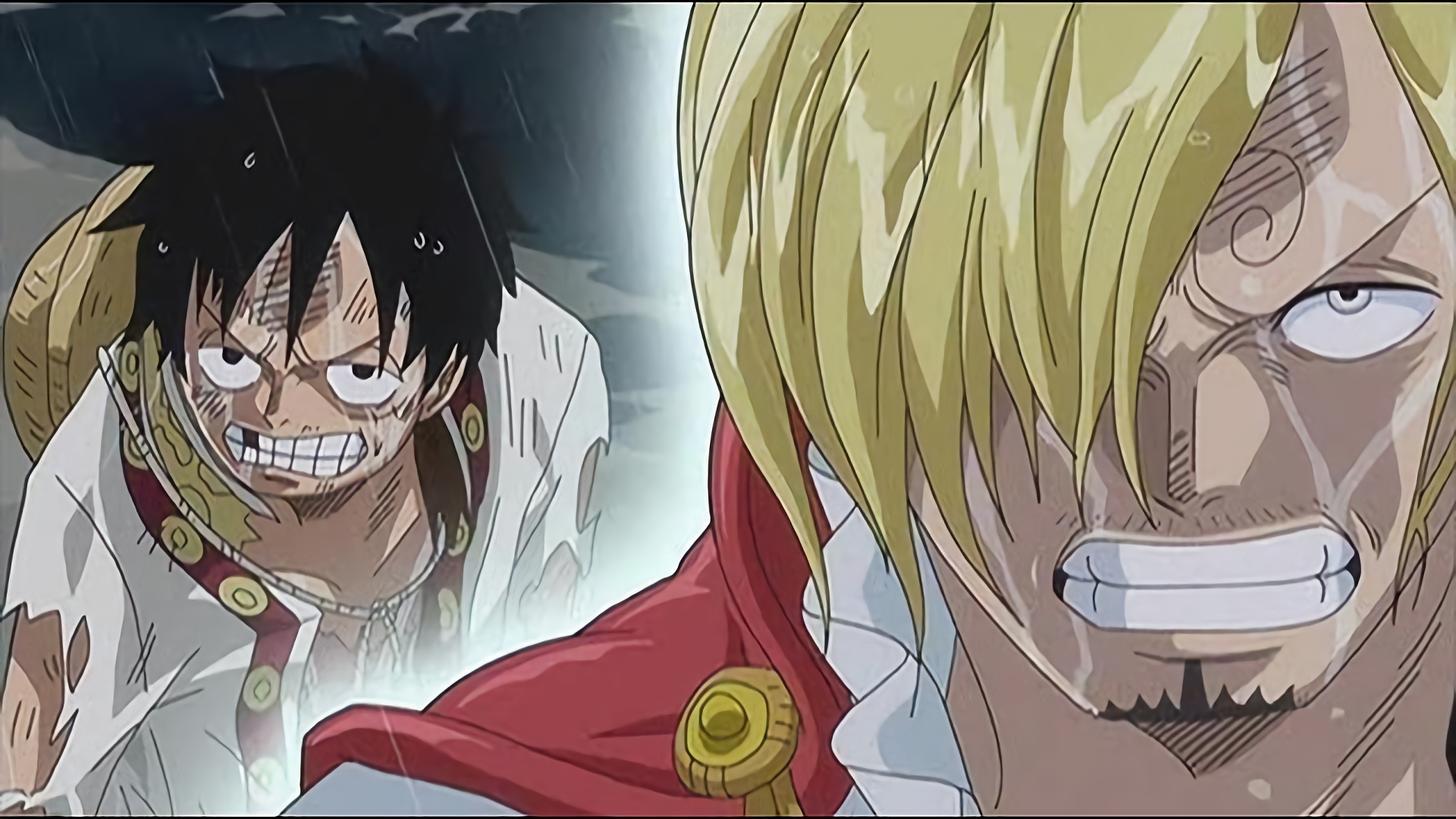 約束の場所 ルフィ限界の一騎打ち