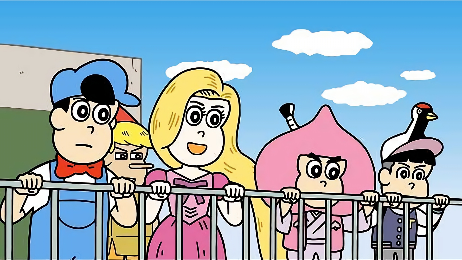 校舎の上のラプ姉