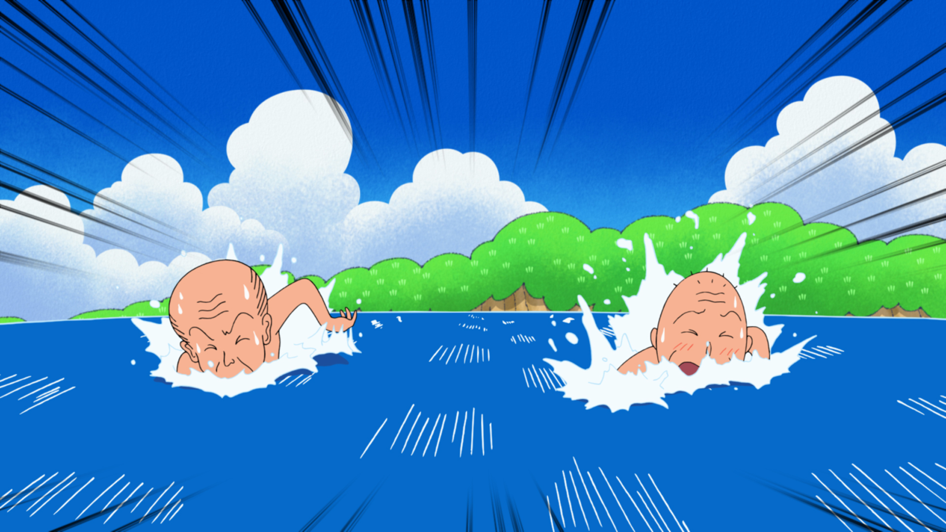 早めに夏休みの宿題を終わらせる／中野さん、海水浴に行く