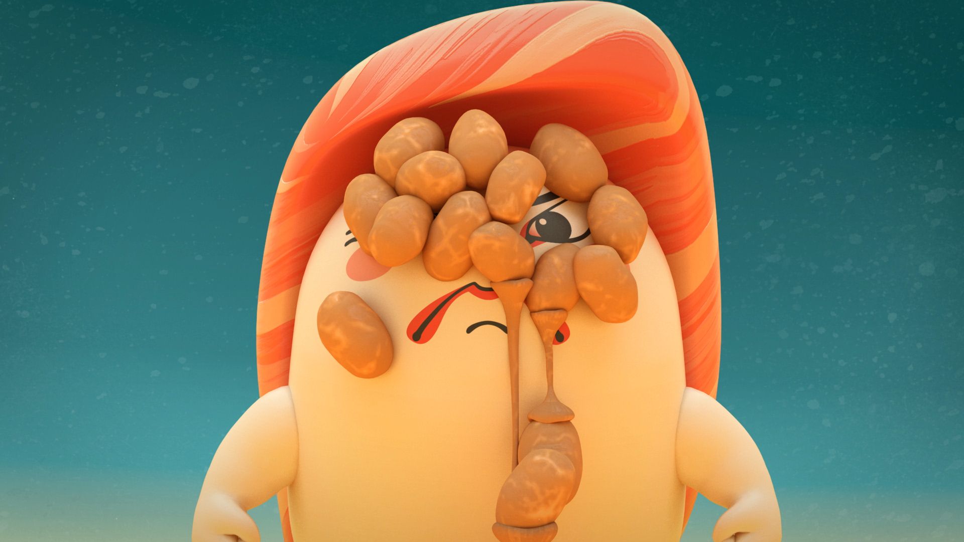 ねばねばで きんぼしを！