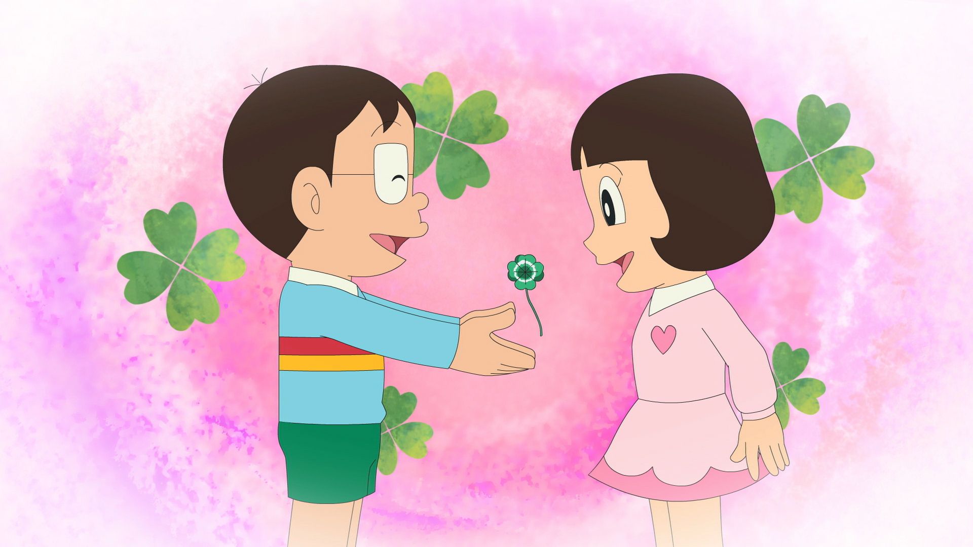 四つ葉のクローバーを探すの巻