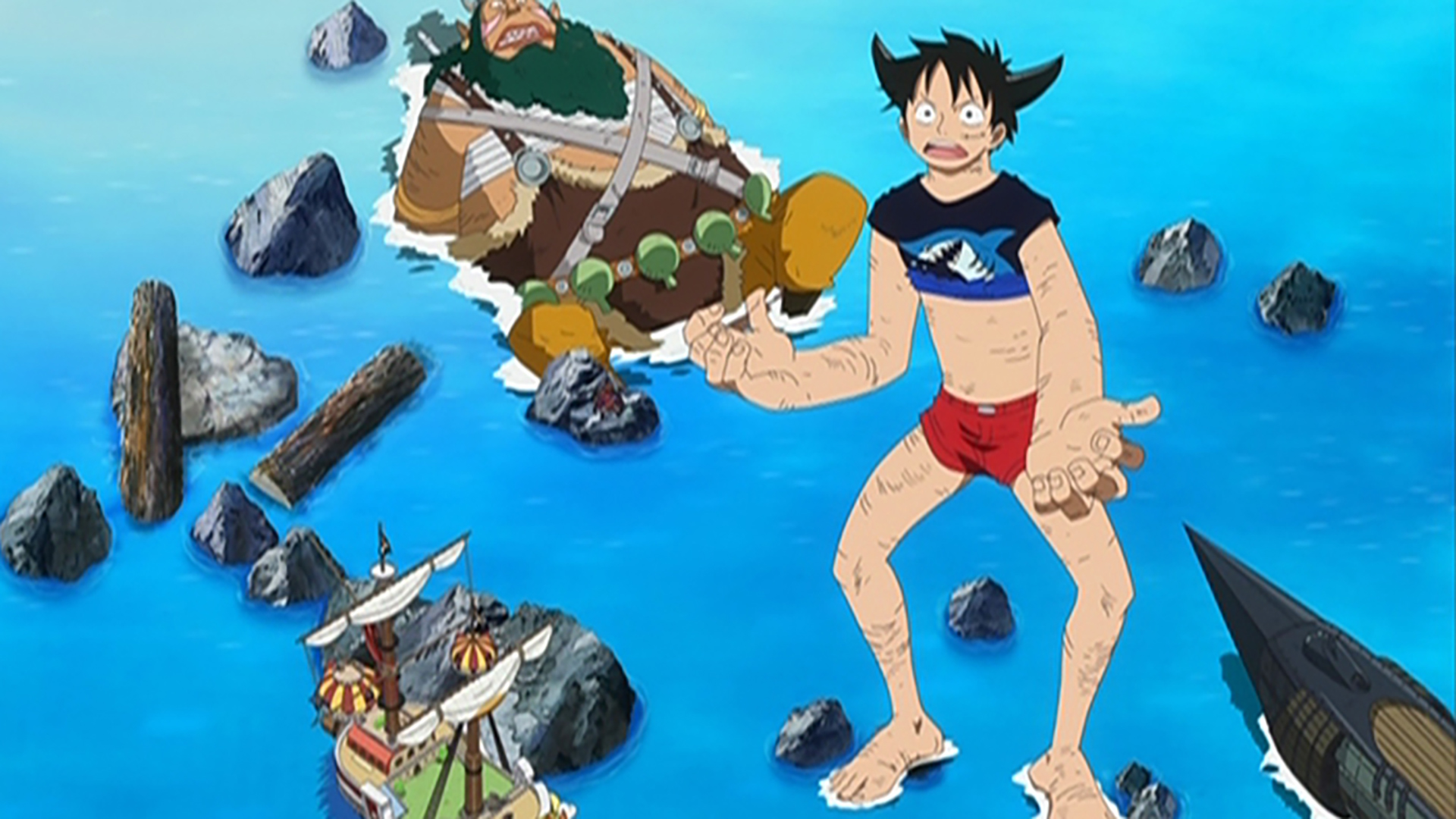 Zの野望編 ルフィVSシューゾ！