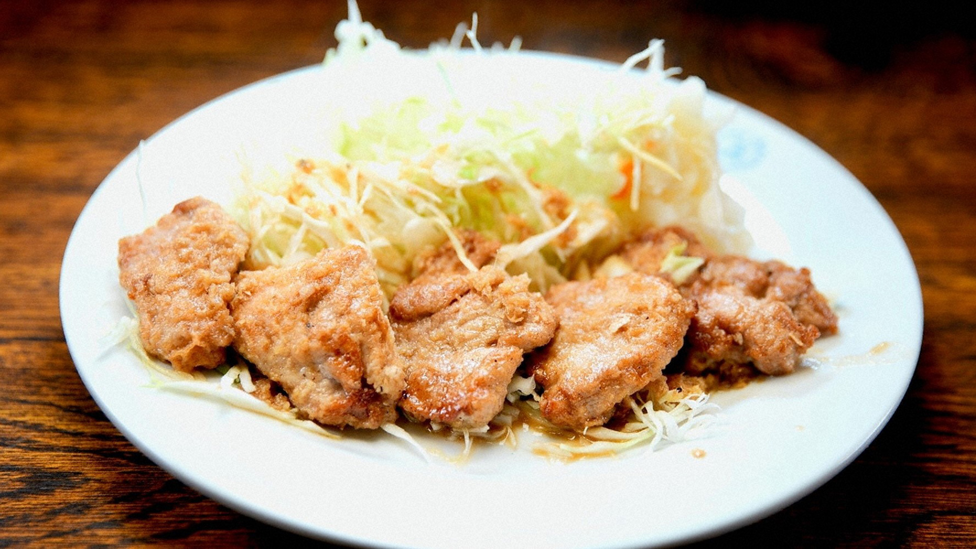 ヒレのしょうが焼き