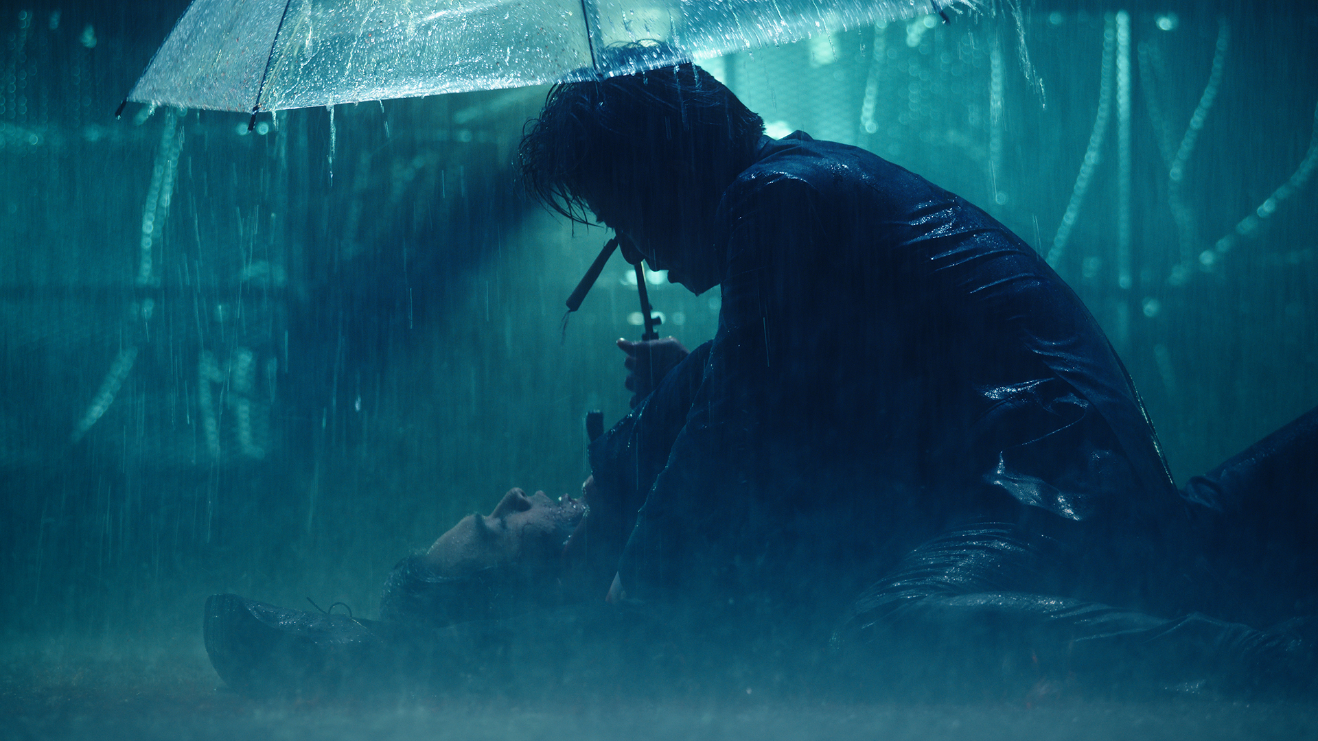 三枚の画廊の絵