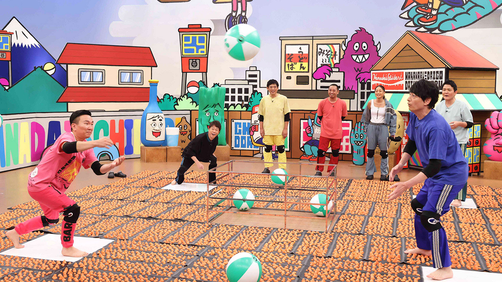 みちょぱ＆陣内はスパイ？足つぼバレーで謎行動