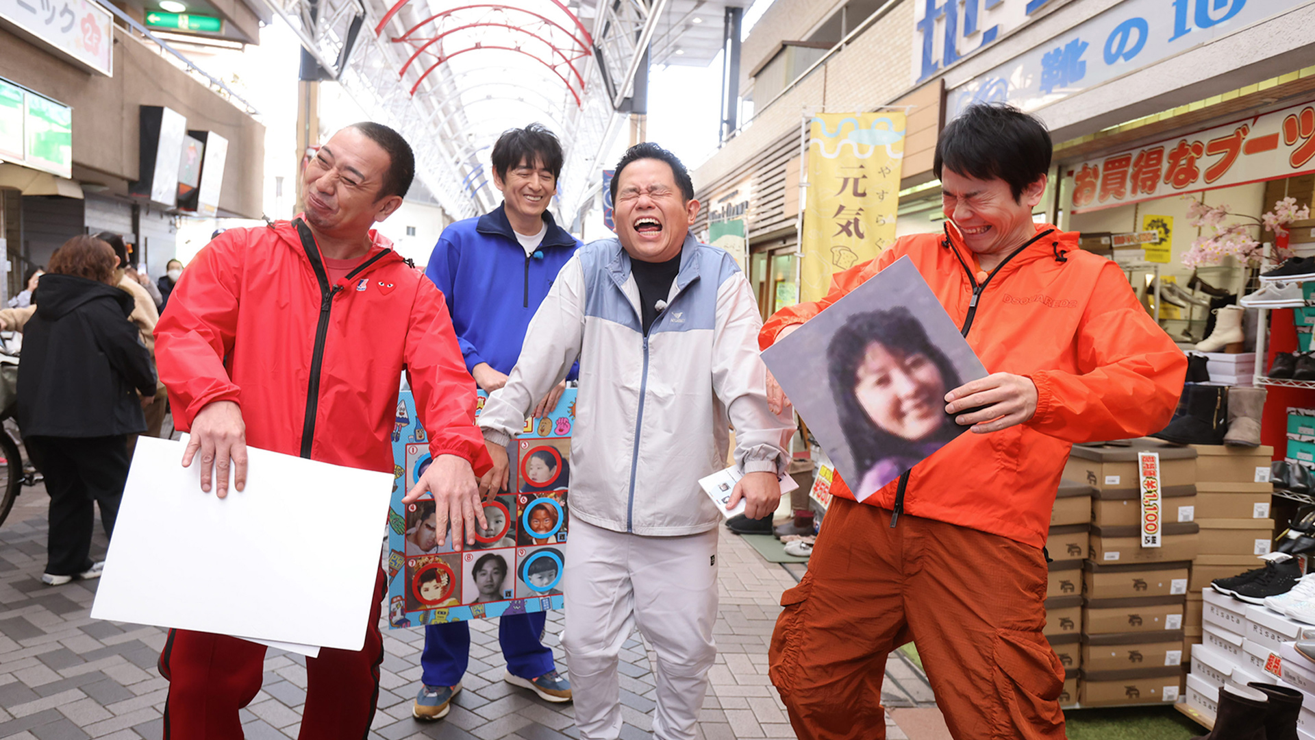 新企画！商店街で人探し▽パンスト芸能人は誰だ？