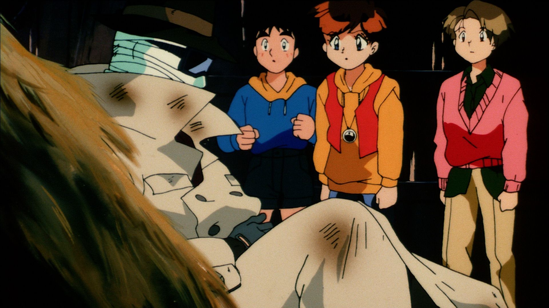 謎の男の大ピンチ