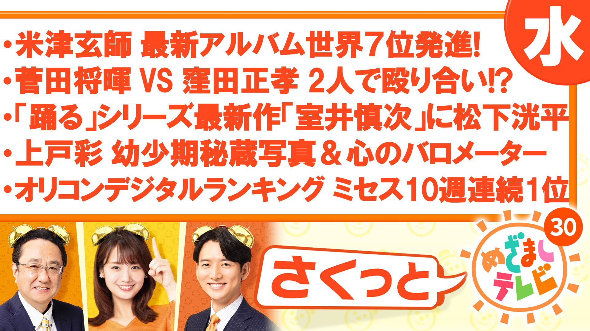 米津玄師 最新アルバム世界7位発進！