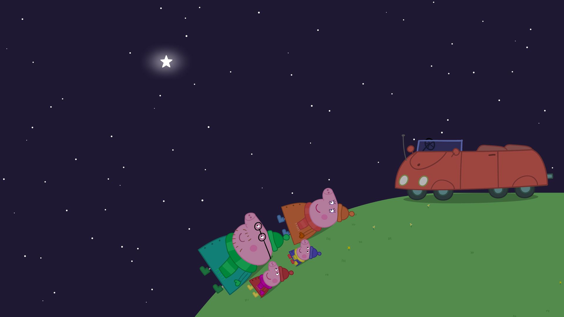 【ペッパピッグ】「おほしさま」「おとまりかい」／【パジャマスク】「ゲッコーの たいせつな いし」