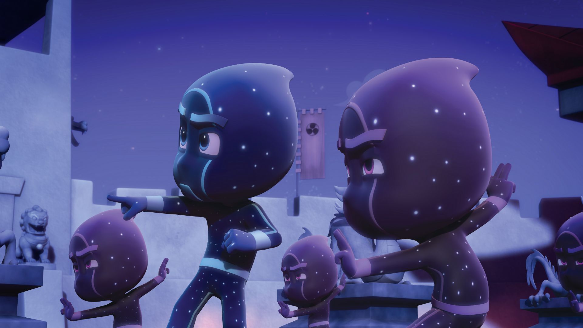 【ペッパピッグ】「キャンプ」「ランチ」／【パジャマスク】「ゲッコーとベタベタふんすい」