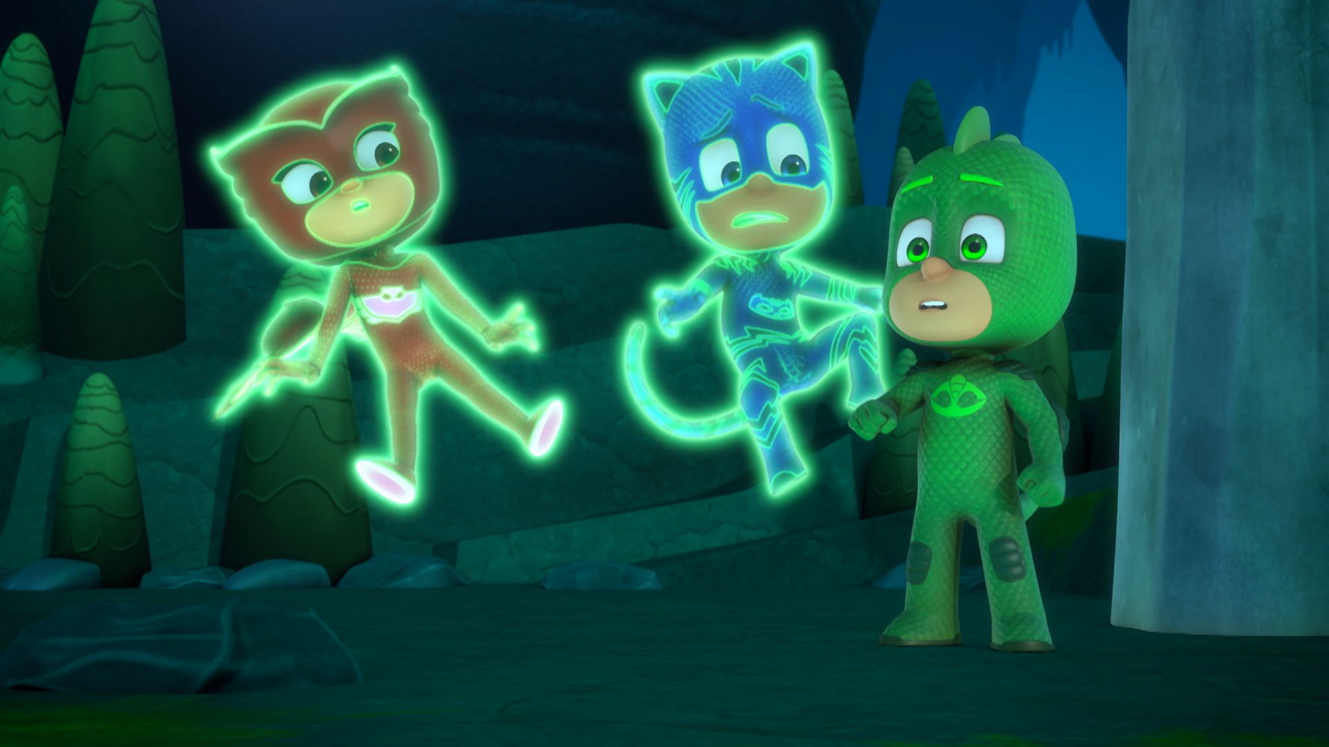 【ペッパピッグ】「わたしのおたんじょうびパーティ」「かくれんぼ」／【パジャマスク】「いけのみずくさの ひみつ」