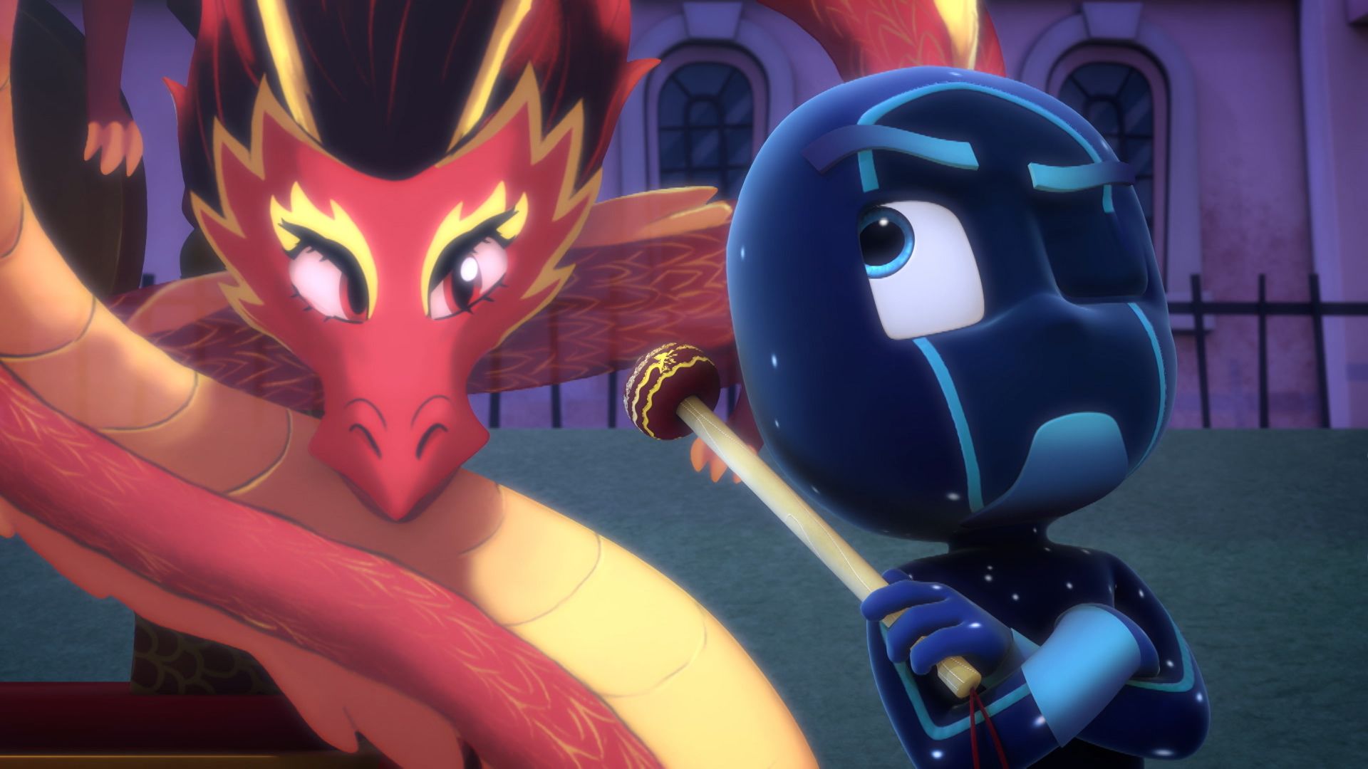 【ちびゴジラの逆襲】 「妖艶な薔薇　ちびビオランテ」【ペッパピッグ】 「いとこのクロエ」「パンケーキ」【しゅつどう！パジャマスク】 「ドラゴンのドラ」