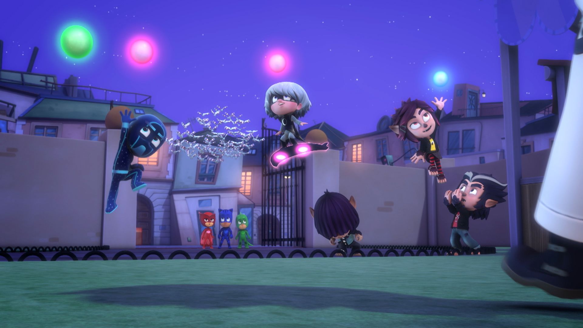 【ちびゴジラの逆襲】 「オールちび怪獣大合唱」【ペッパピッグ】 「おおあらし」「くるまのおそうじ」【しゅつどう！パジャマスク】 「ロミオコースター」