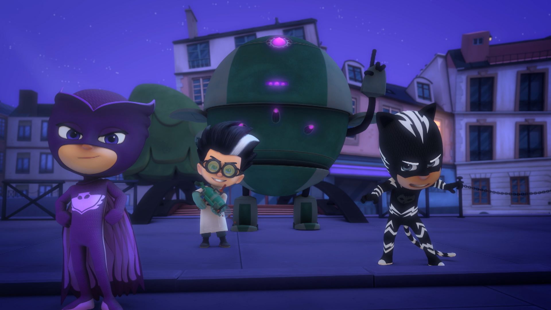 【ちびゴジラの逆襲】 「干潮の大決闘」【ペッパピッグ】 「おねむなプリンセス」「かそうパーティ」【しゅつどう！パジャマスク】 「ゲッコーと　さかさまビーム」