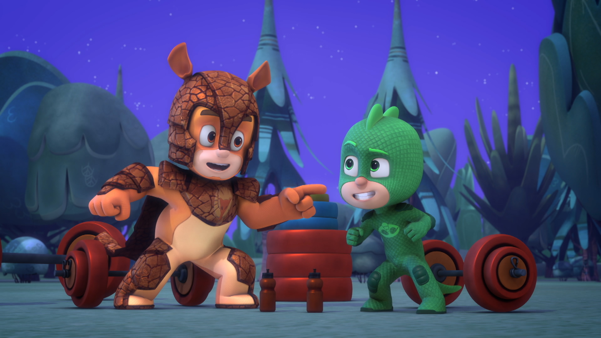 【パジャマスク】「ゲッコー たい ワルマジラン」