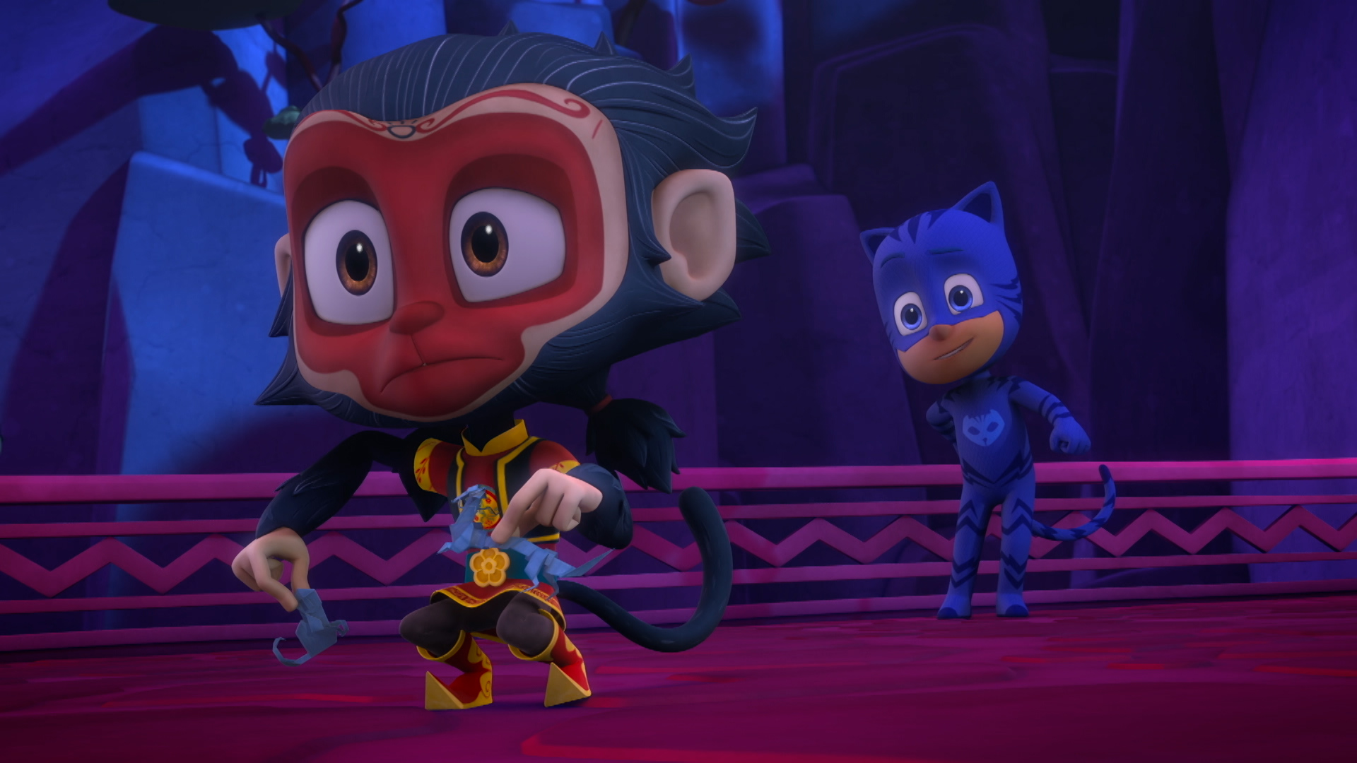 【パジャマスク】「いいこのサルの ひみつ」