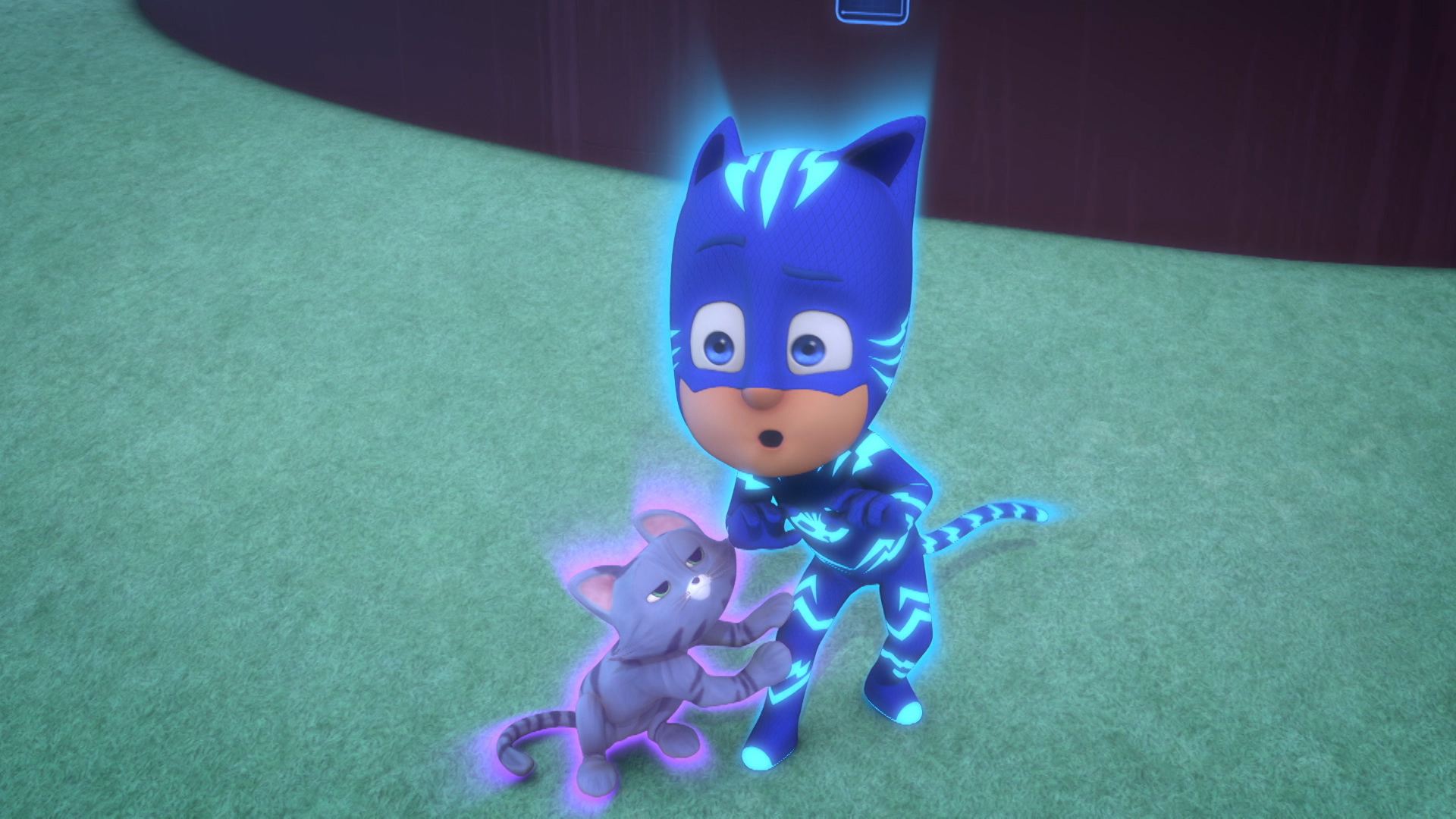 【パジャマスク】「キャットボーイとネコ」