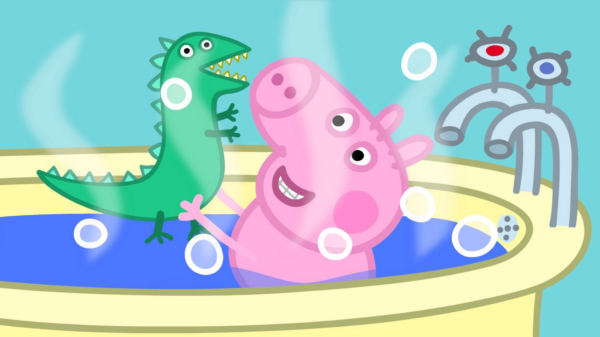 【ペッパピッグ】「ダイナソーはどこ？」「おかいもの」／【パジャマスク】「アウレットと ほんのヒーロー」