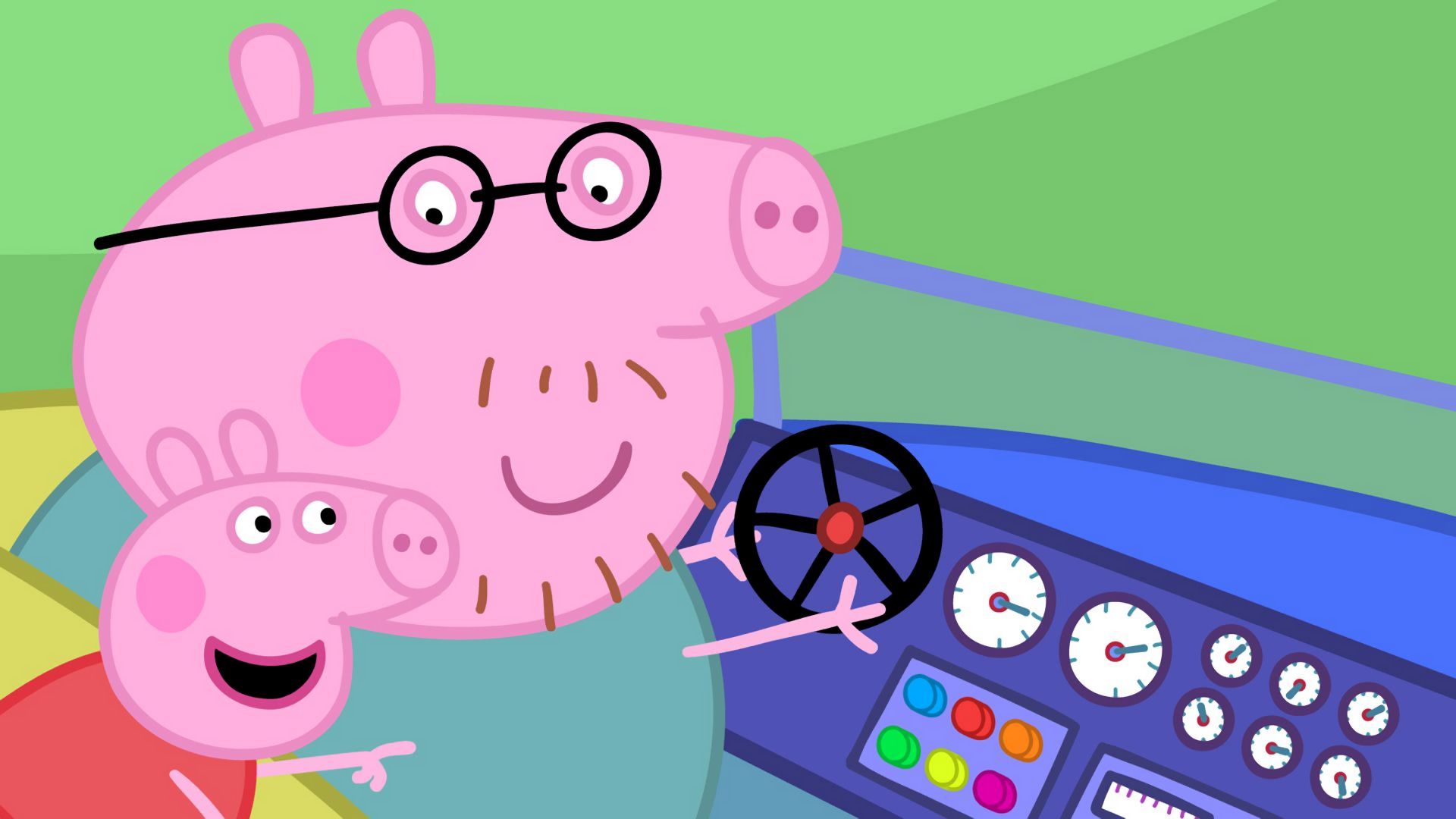 【ペッパピッグ】「ピューピューあきの日」「あたらしいくるま」／【パジャマスク】「アウレットと そらとぶ きょうりゅう」