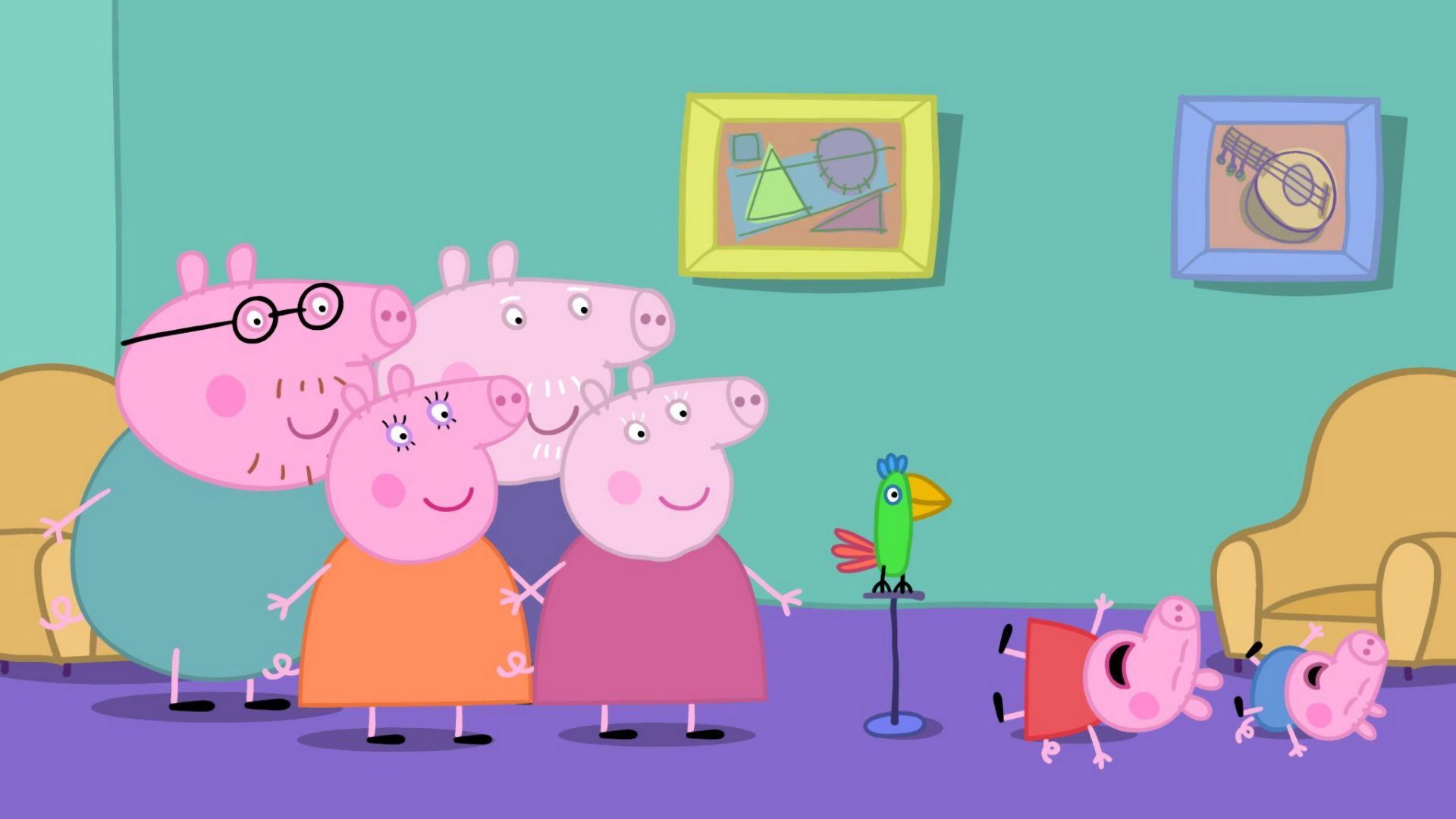 【ペッパピッグ】「オウムのポリー」「さむいふゆの日」／【パジャマスク】「ゲッコーの いいさくせん」