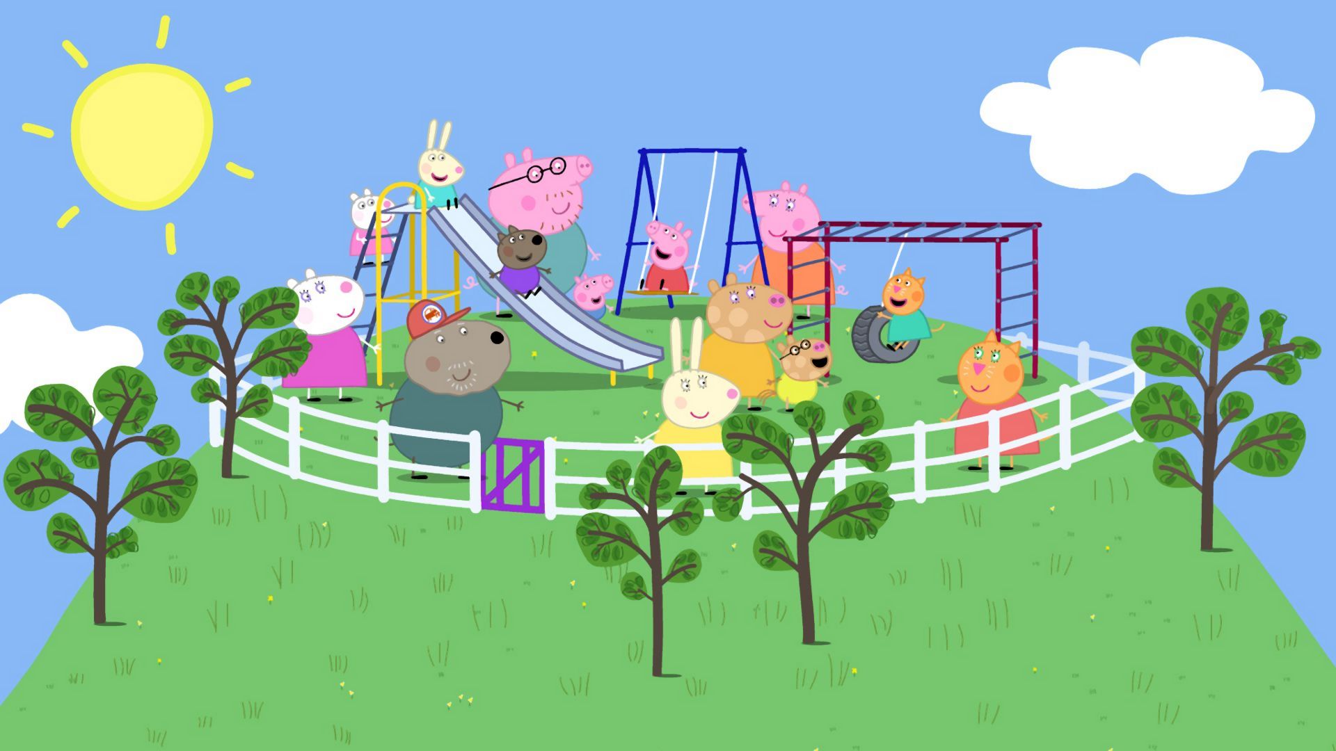 【ペッパピッグ】「こうえん」「あしながクモさん」／【パジャマスク】「キャットボーイとゲッコーロボットとたたかう」