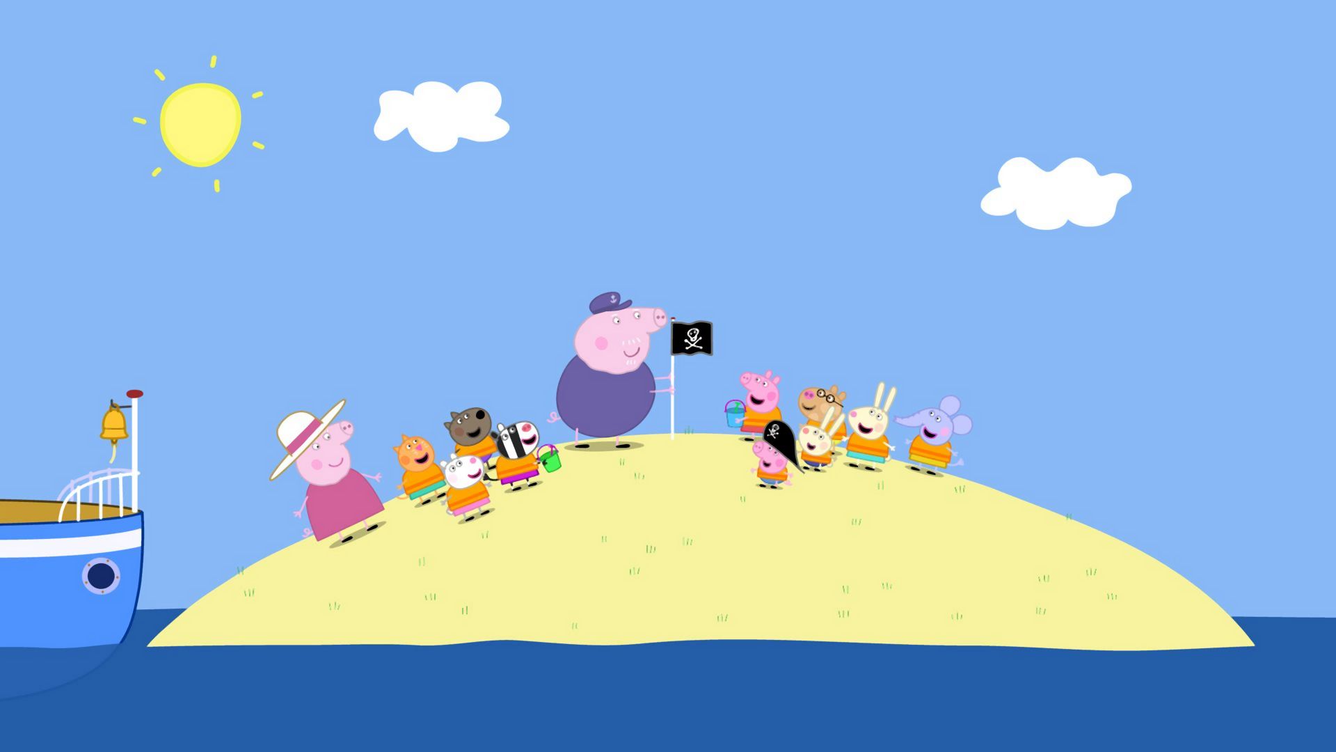 【ペッパピッグ】「かいぞくのしま」「ジョージ、かぜをひく」【パジャマスク】「アウレットだけのパワー」