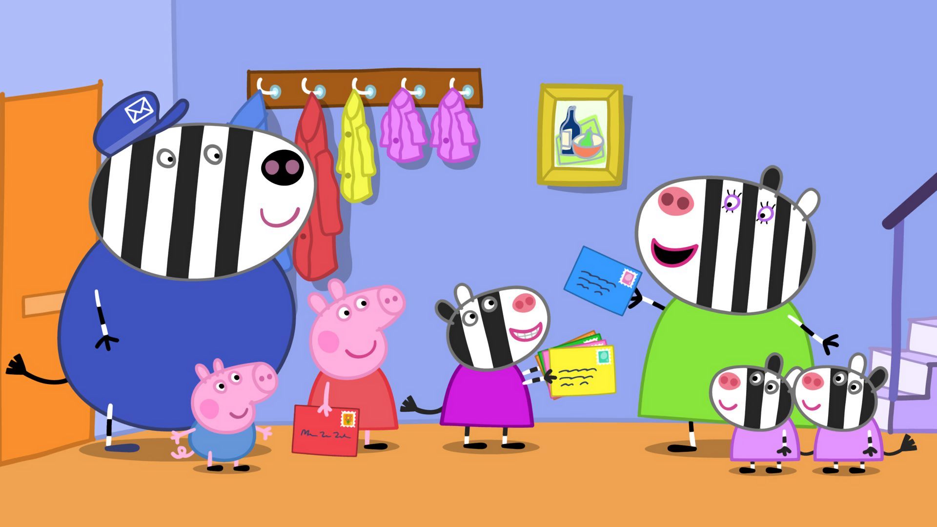 【ペッパピッグ】「ゾーイのゆうびんはいたつ」「カッコウどけい」／【パジャマスク】「アウレットと つきのはな」