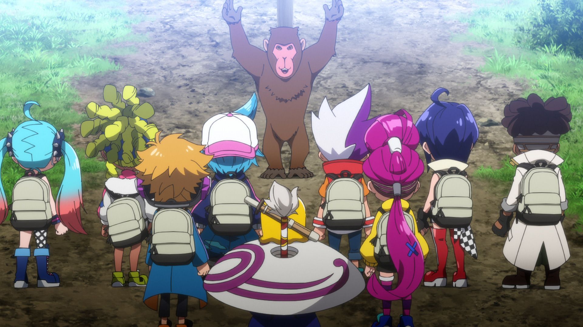 湯けむり合戦！オエド猿軍団