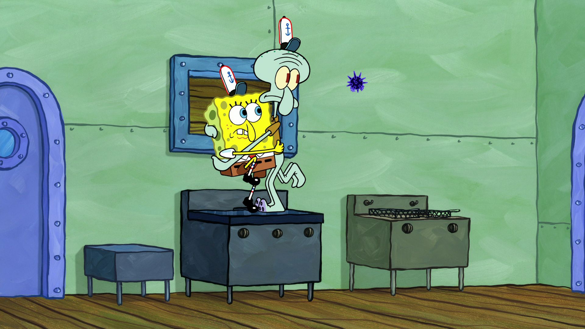 「ウニ退治で大混乱！」「イカルドの護身術」