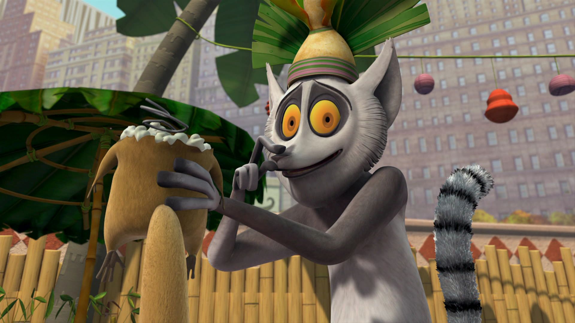 モートとぬいぐるみ工場／キング・ジュリアン・デー