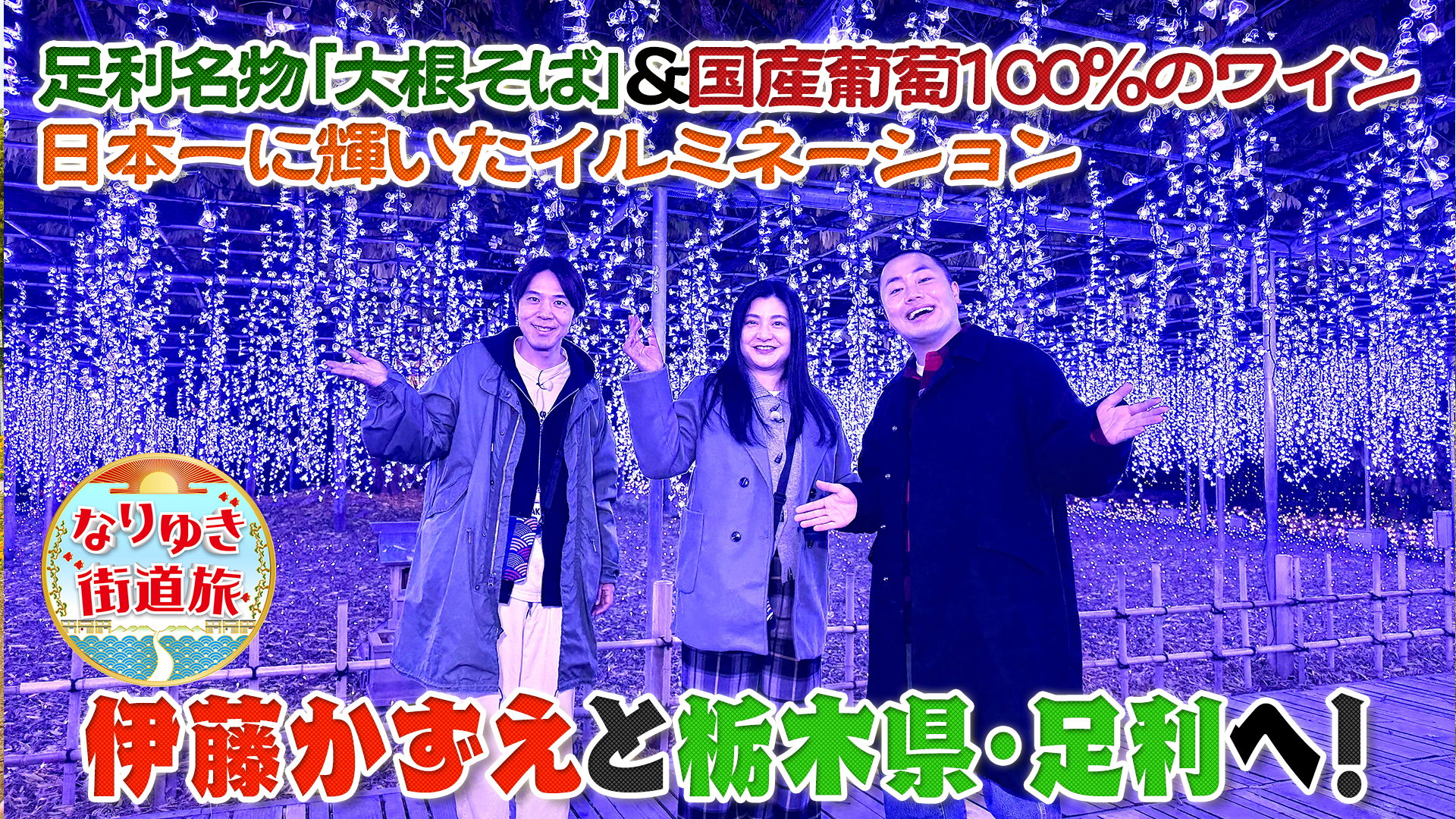 伊藤かずえと足利でグルメ＆イルミネーション旅