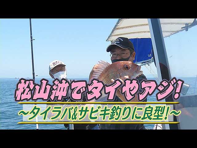 決定版 チョーさんの釣り情報 松山沖タイやアジ タイラバ サビキ釣り良型 フジテレビの人気ドラマ アニメ 映画が見放題 Fod