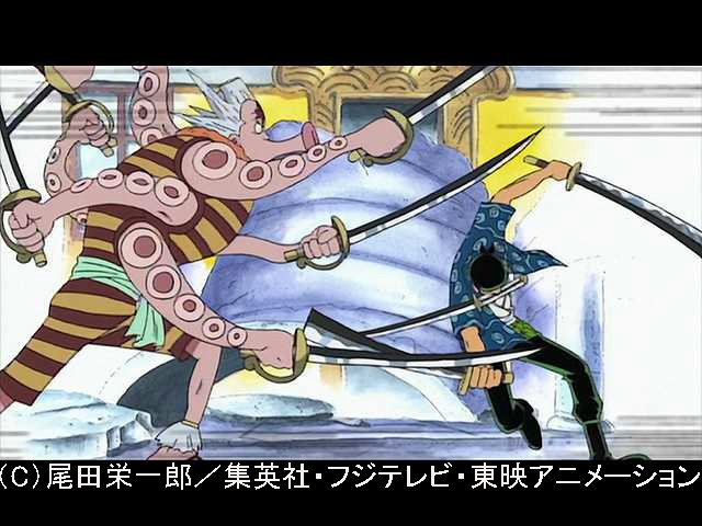 ワンピース イーストブルー編 39 ルフィ水没 ゾロvsタコのはっちゃん フジテレビの人気ドラマ アニメ 映画が見放題 Fod