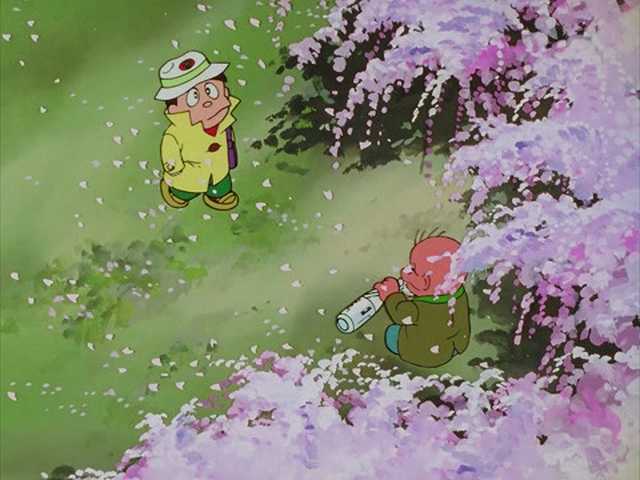 桜散る里